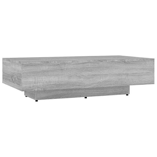 Foto van Vidaxl salontafel 115x60x31 cm bewerkt hout grijs sonoma eikenkleurig