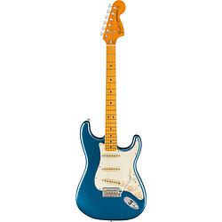 Foto van Fender american vintage ii 1973 stratocaster mn lake placid blue elektrische gitaar met koffer