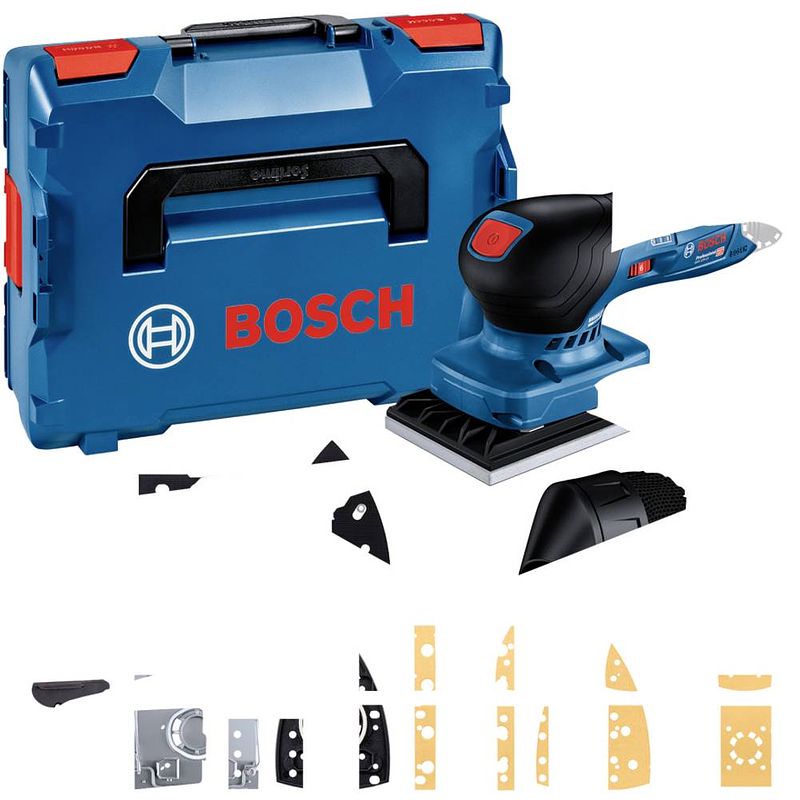 Foto van Bosch professional gss 18v-13 06019l0001 accu-vlakschuurmachine 12 v 80 x 130 mm, 100 x 150 mm