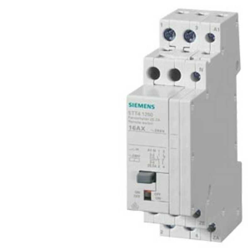 Foto van Afstandbediende schakelaar din-rail siemens 5tt4125-0 1x no, 1x nc 250 v 16 a 1 stuk(s)