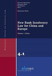 Foto van New bank insolvency law for china and europe - qingjiang kong - ebook (9789462746800)