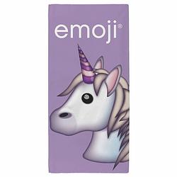 Foto van Emoji unicorn - strandlaken - 70 x 140 cm - multi