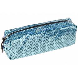 Foto van Lg-imports etui schubben zeemeermin blauw 22 cm