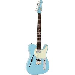 Foto van Vintage v72 reissued semi-hollow laguna blue