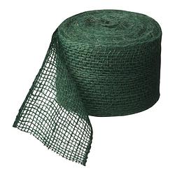 Foto van Juteband groen 10 cm x 25 meter hobby/knutselmateriaal - touwen