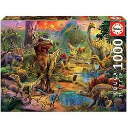 Foto van Educa-puzzel 1000 stukjes - dinosaur land