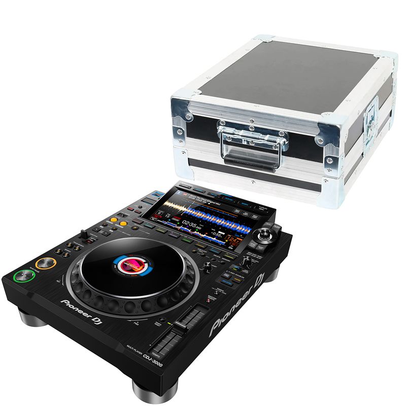 Foto van Pioneer dj cdj-3000 + innox fc-pio-cdj-3000 flightcase