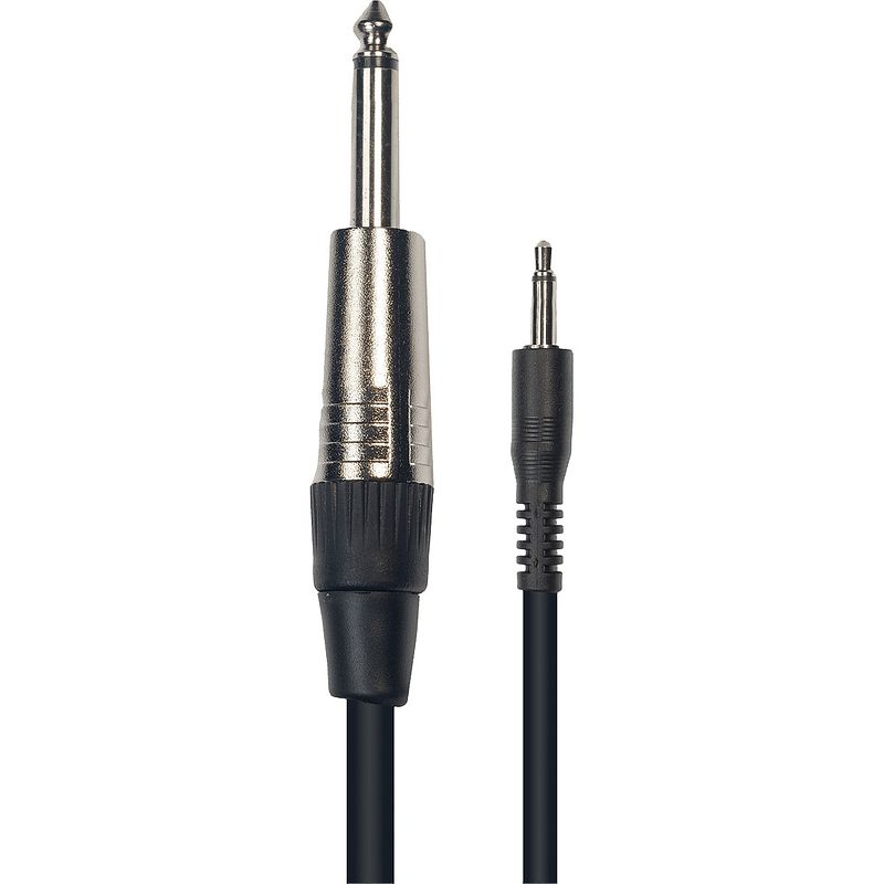 Foto van Yellow cable k13-3 6.3mm ts jack - 3.5mm ts jack, 3m