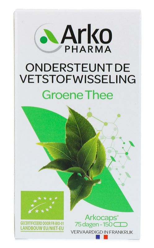 Foto van Arkocaps groene thee capsules 150st