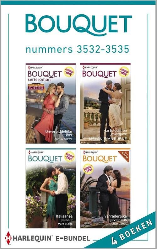 Foto van Bouquet e-bundel nummers 3532-3535 (4-in-1) - caitlin crews - ebook (9789402504477)