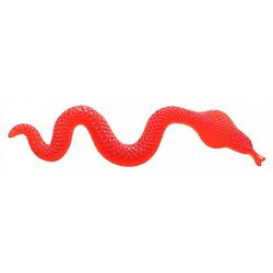 Foto van Free and easy kleverige slang 25 cm rood