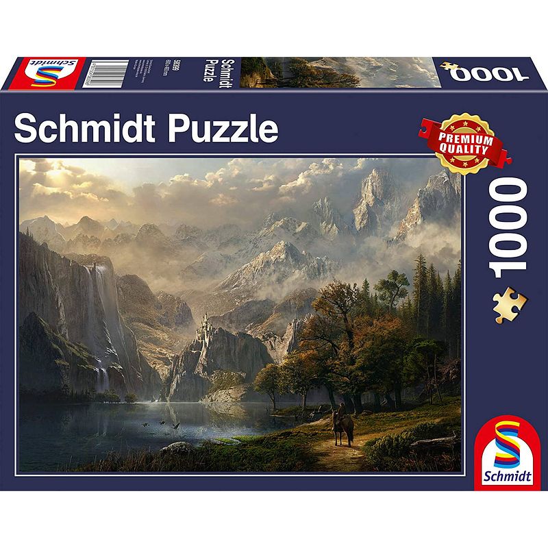 Foto van Schmidt legpuzzel idyllische waterval 1000 stukjes