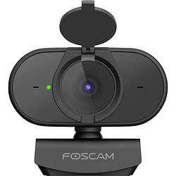 Foto van Foscam w25 full hd-webcam 1920 x 1080 pixel klemhouder, standvoet