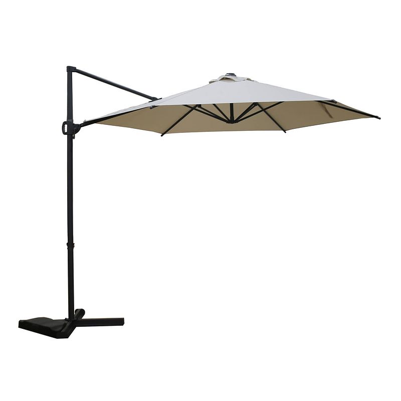 Foto van Sorara roma basic zweefparasol ø 300 cm zand