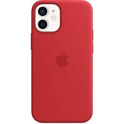 Foto van Apple iphone 12 mini siliconen hoesje met magsafe - (product) rood