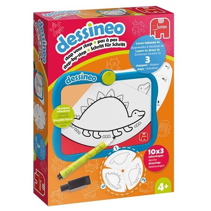 Foto van Jumbo tekenbord dessineo doodle