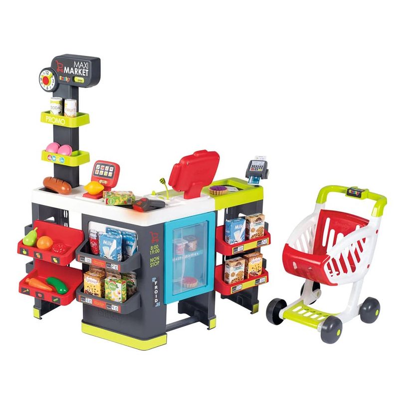 Foto van Smoby speelset supermarkt maxi 60x80x89 cm