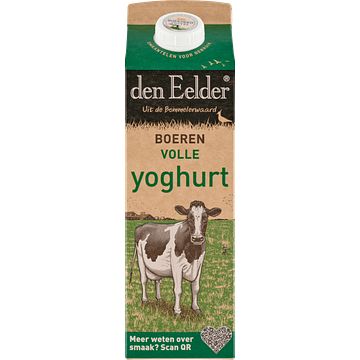 Foto van Den eelder boeren volle yoghurt 1l bij jumbo