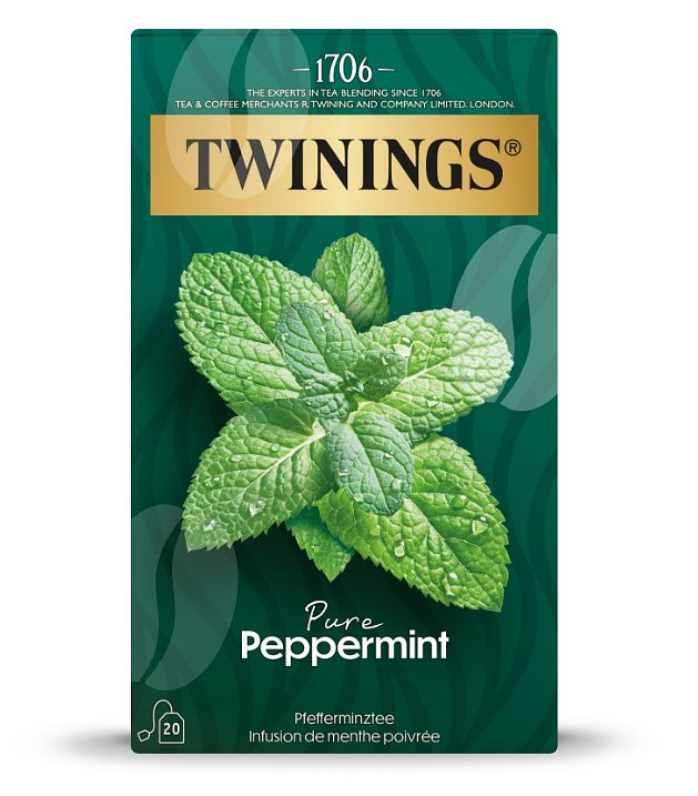 Foto van Twinings pure peppermint thee