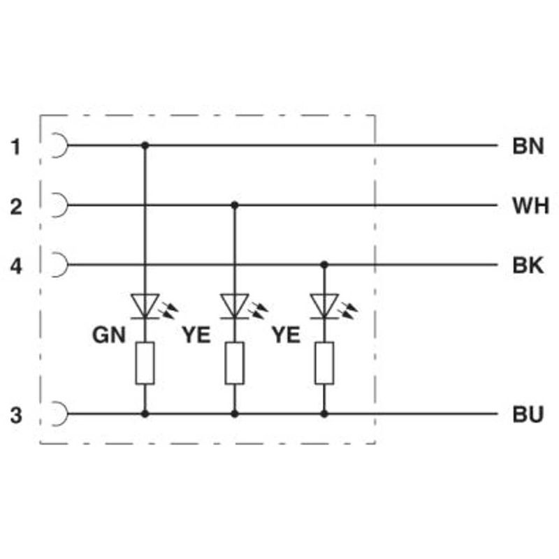 Foto van Phoenix contact 1403967 sensor/actuator aansluitkabel aantal polen: 4 10.00 m 1 stuk(s)