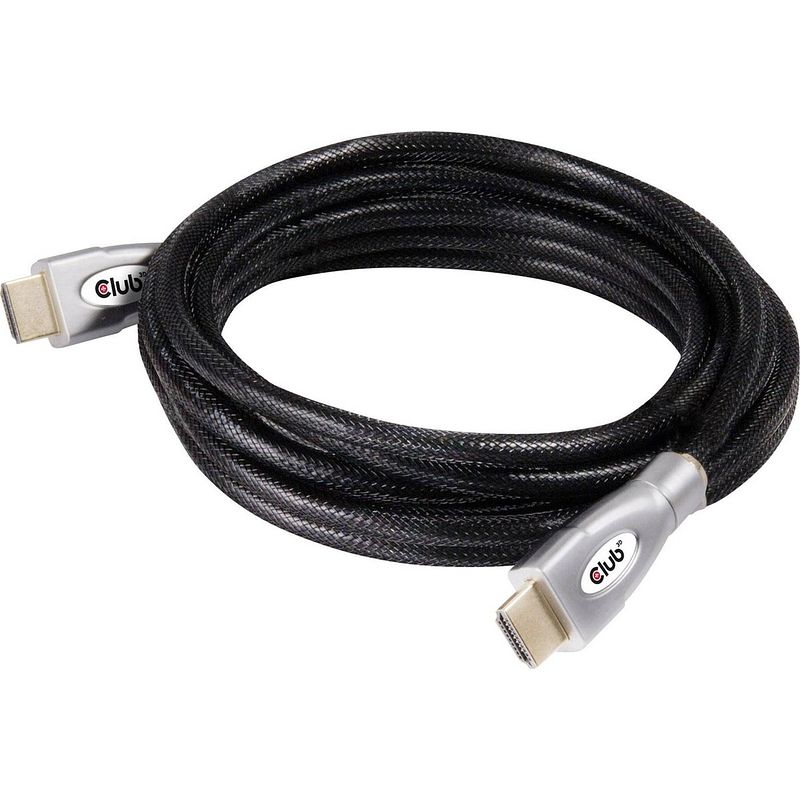 Foto van Club3d hdmi ultra high speed 2.0 kabel - 48 gbps - 3d - 8k@60hz - 4k@120hz - full hd 4.320 pixels - ethernet - male to