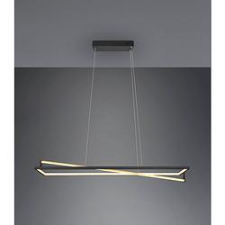 Foto van Industriële hanglamp edge - metaal - zwart