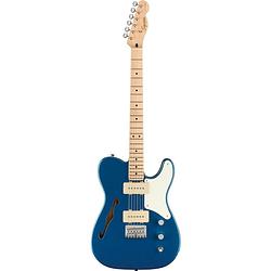 Foto van Squier paranormal cabronita telecaster thinline lake placid blue mn elektrische gitaar