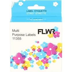 Foto van Flwr dymo 11355 multi functionele labels x 51 mm wit labels