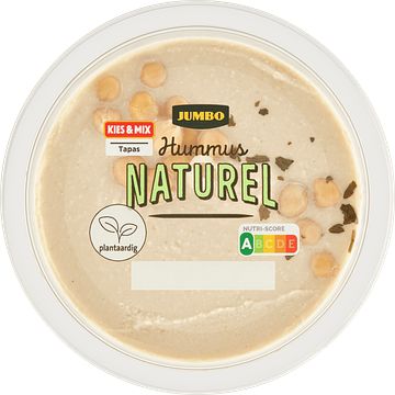 Foto van Jumbo hummus naturel 200g aanbieding bij jumbo | 3 voor 6.00