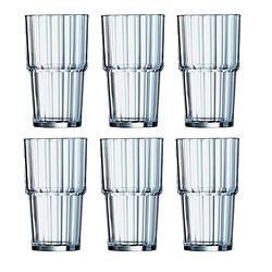 Foto van Glazenset arcoroc noruega transparant glas 270 ml (6 onderdelen)