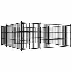 Foto van Vidaxl hondenkennel voor buiten 450x450x185 cm