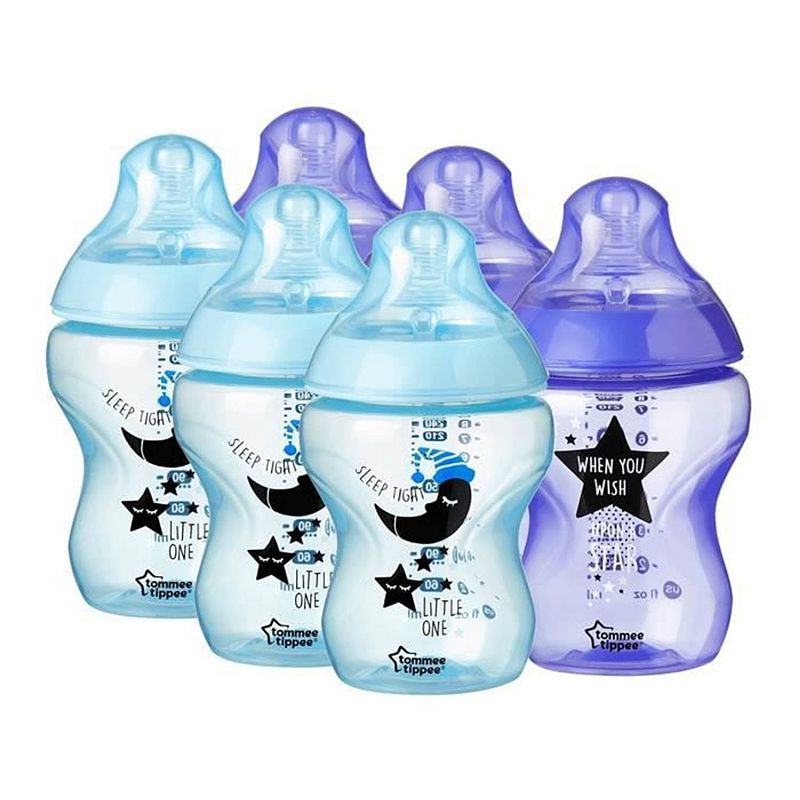 Foto van Tommee tippee babyfles 6x260ml boy - catch me quick