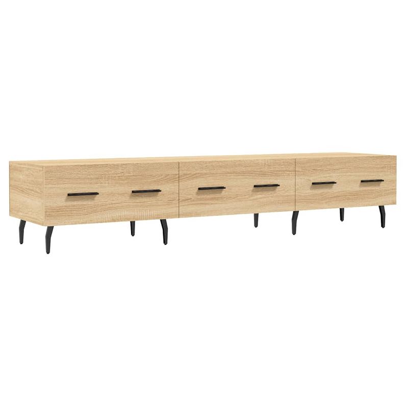 Foto van Vidaxl tv-meubel 150x36x30 cm bewerkt hout sonoma eikenkleurig