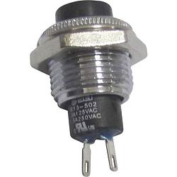 Foto van Tru components 1587734 tc-r13-502ma-05bk druktoets 250 v/ac 1.5 a 1x uit/(aan) moment 1 stuk(s)