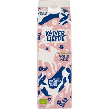 Foto van Kalverliefde biologische volle melk 1 l bij jumbo