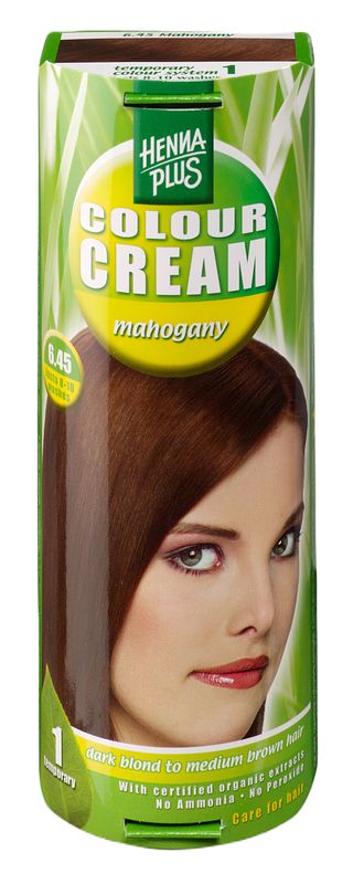 Foto van Hennaplus colour cream 6.45 mahogany