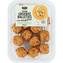 Foto van Jumbo lekker veggie groenteballetjes vegan 200g