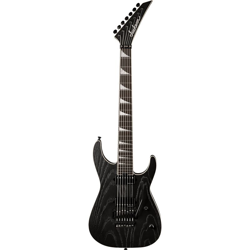 Foto van Jackson pro series signature jeff loomis soloist sl7 satin black 7-snarige elektrische gitaar