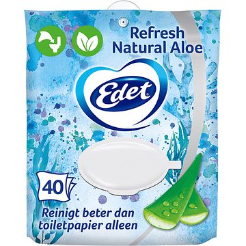 Foto van Edet aloe vochtig toiletpapier 40 stuks bij jumbo