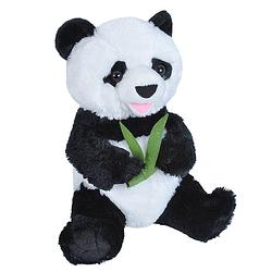 Foto van Wild republic knuffel panda junior 25 cm pluche zwart/wit
