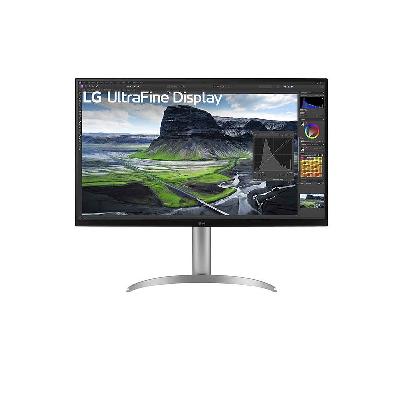 Foto van Lg uhd ips 32uq850v-w monitor zilver