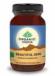 Foto van Organic india beautiful skin vegicaps