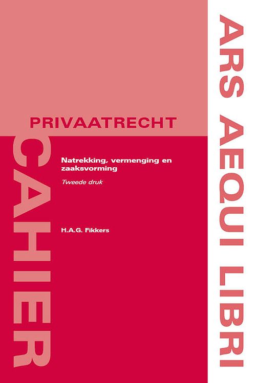 Foto van Natrekking, vermenging en zaaksvorming - h.a.g. fikkers - paperback (9789069164120)