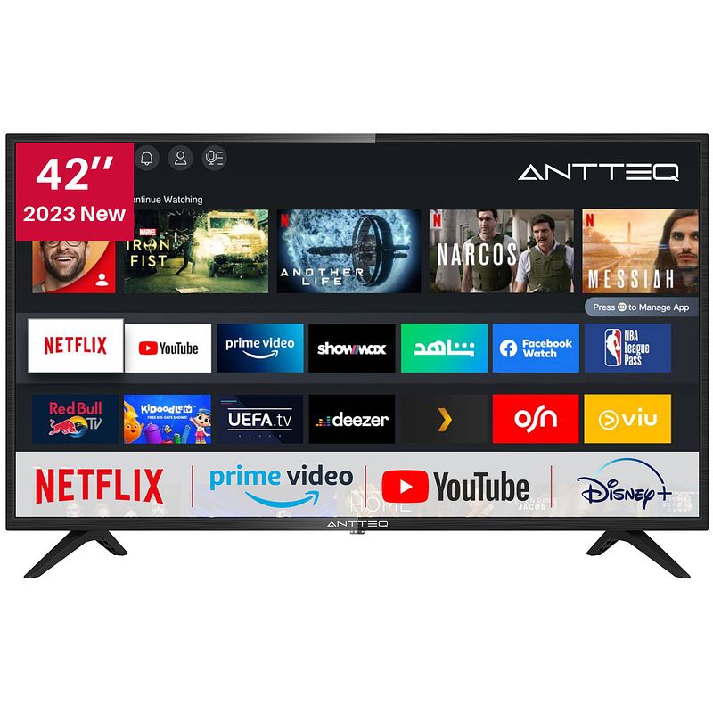 Foto van Antteq av42f3-42inch- full hd smart - tv