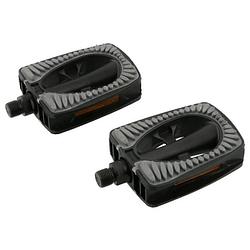 Foto van Simson pedalen set metropool comfort 9/16 inch grijs/zwart
