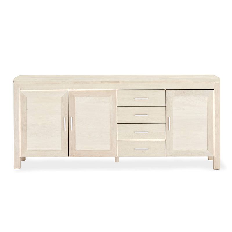 Foto van Veneto dressoir eiken met 3 deuren, 194 cm breed.