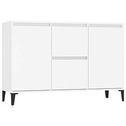 Foto van Vidaxl dressoir 104x35x70 cm spaanplaat wit