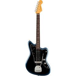 Foto van Fender american professional ii jazzmaster dark night rw elektrische gitaar met koffer