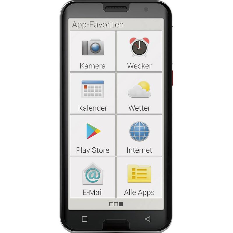 Foto van Emporia smart.5 dual-sim senioren smartphone 32 gb 14 cm (5.5 inch) zwart android 10