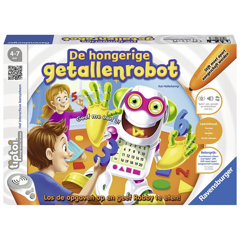 Foto van Ravensburger tiptoi de hongerige getallenrobot